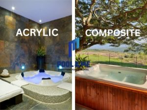 bồn tắm sục composite và bồn tắm sục acrylic