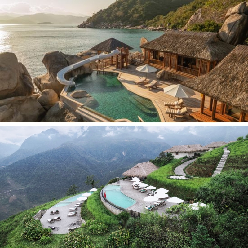 khu nghỉ dưỡng sinh thái có hồ bơi