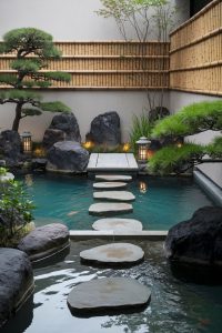 hồ bơi sinh thái phong cách zen