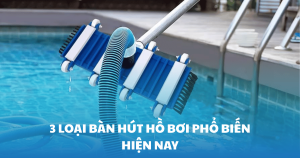 Cover - 3 loại bàn hút hồ bơi phổ biến hiện nay
